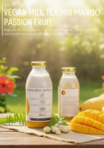 MILK TEA MIX MANGO & PASSION FRUIT – Sữa hạt thạch xoài