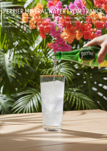 Nước Khoáng có ga Perier nhập khẩu Pháp