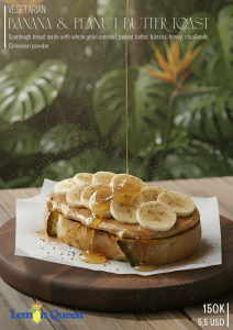 BANANA & PEANUT BUTTER TOAST